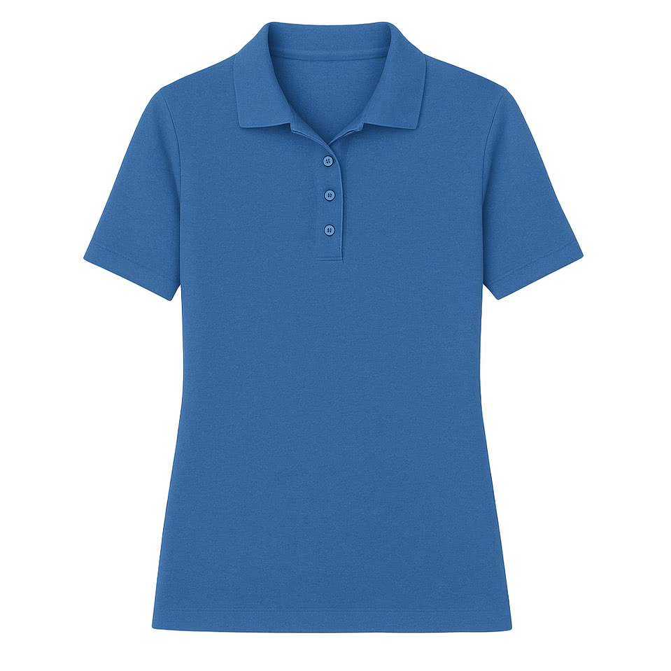 Blue Generation Women's BLU-X-DRI Heathered Performance Polo - Printed
