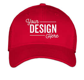 New Era 39THIRTY Stretch Fit Mesh Hat - Color: Scarlet Red