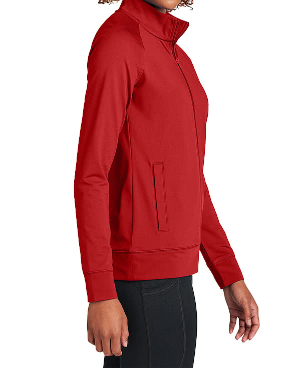 Sport-Tek Women's Sport-Wick Cadet Stretch Full Zip Sweatshirt