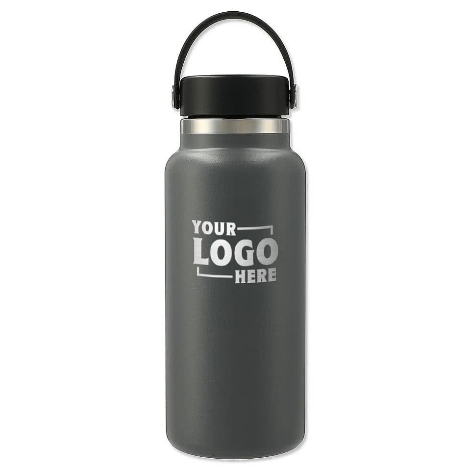 Hydro Flask Wide Mouth With Flex Cap 32 oz. - Laser Engraved