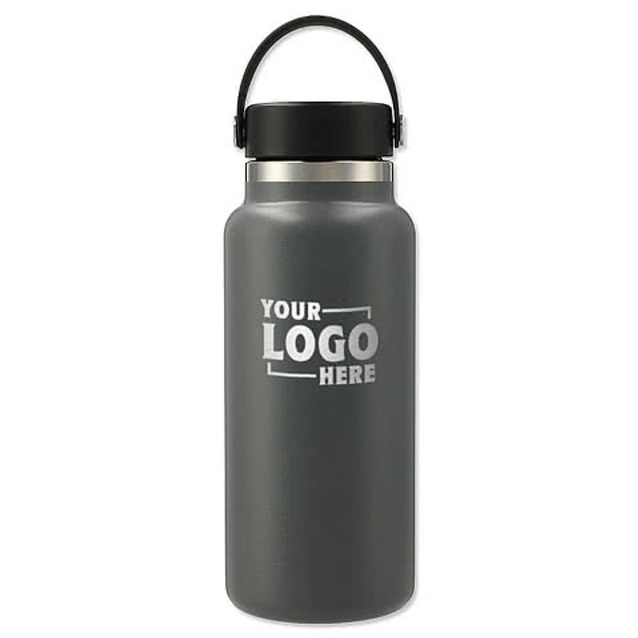 Hydro Flask Wide Mouth With Flex Cap 32 oz. - Laser Engraved