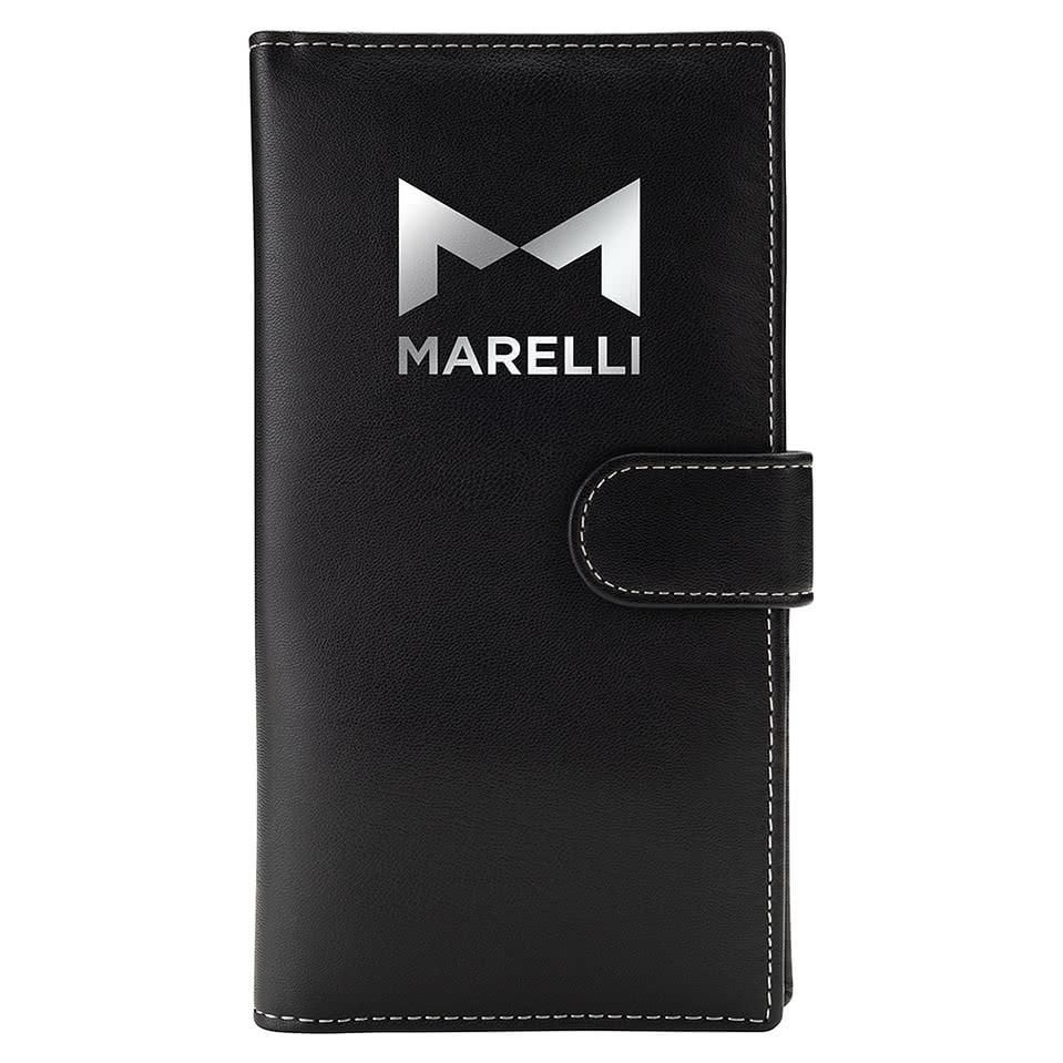 Sarnen Cactus Leather Long Wallet with Coin Pocket