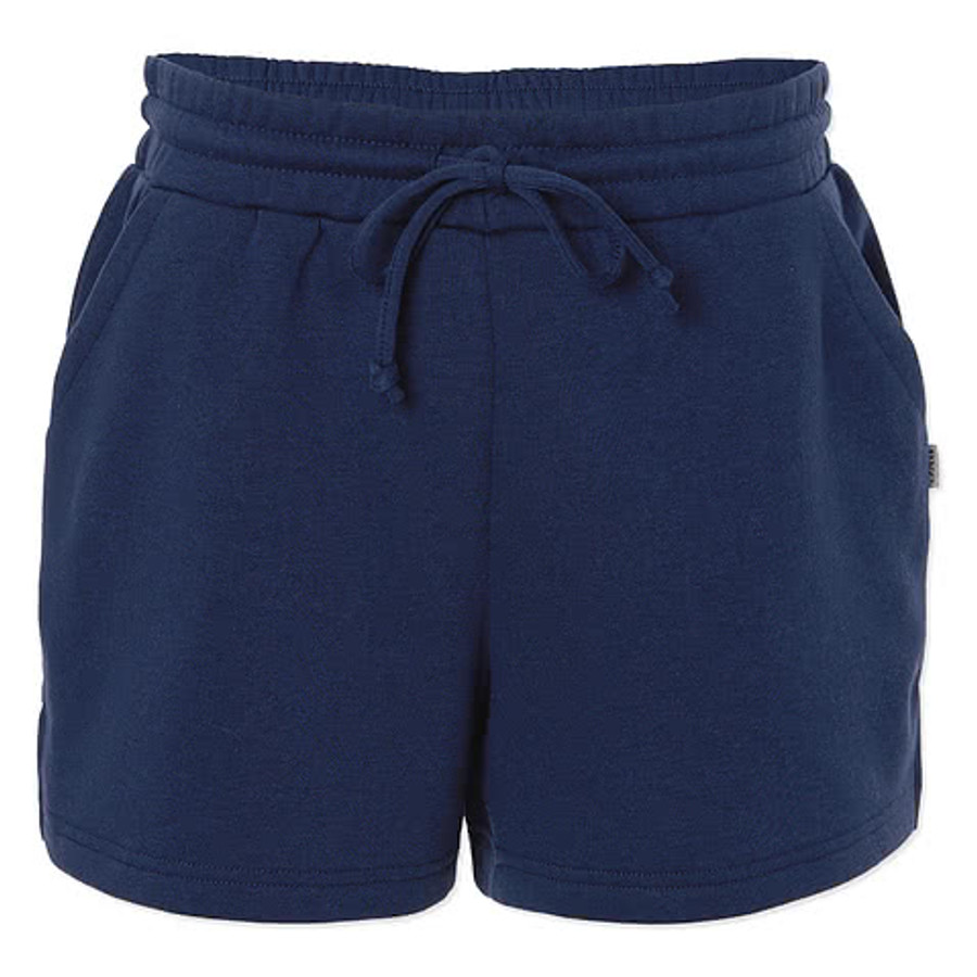 Boxercraft Womenās Fleece High Waisted Shorts in Charcoal Heather