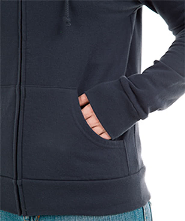 Bella + Canvas Juniors Raglan Zip Hoodie