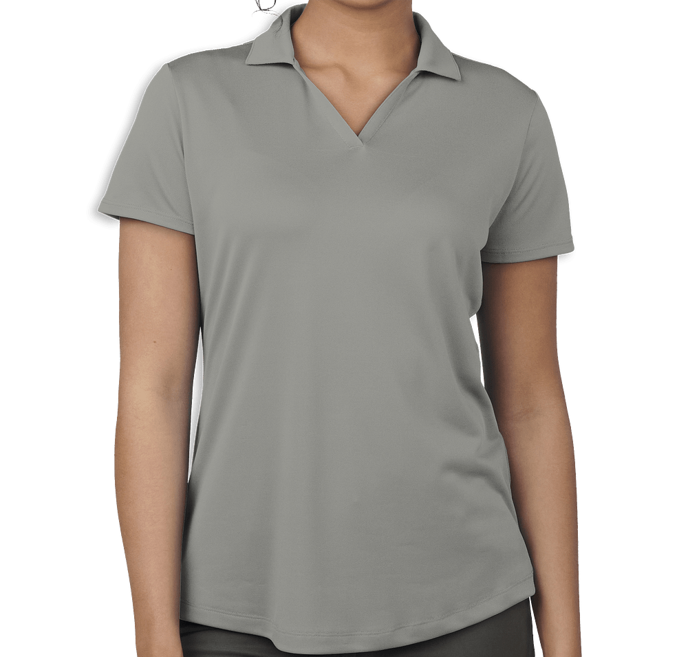 Edwards Women's Mini-Pique Snag Proof Performance Polo - Printed-default