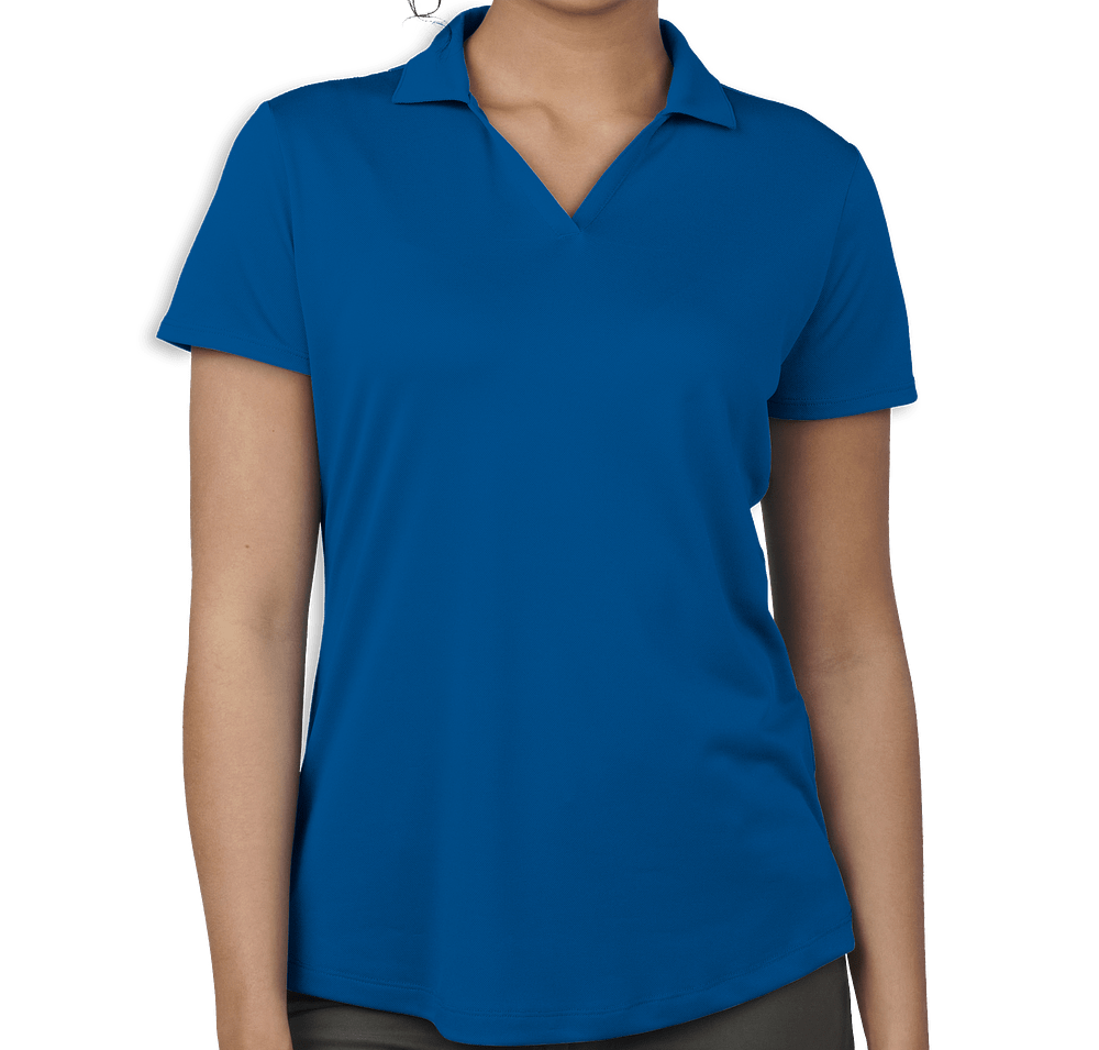 Edwards Women's Mini-Pique Snag Proof Performance Polo - Printed-default