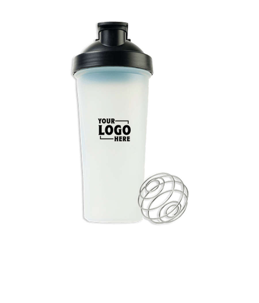 20 oz. Blender Flip-Top Shaker Bottle in Clear