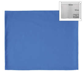 Port & Company Sweatshirt Blanket - Color: Royal