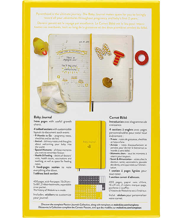Moleskine Passion Journal Pregnancy & Baby Book Notebook