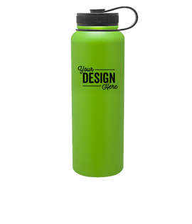 40 oz. h2go Venture Copper Vacuum Insulated Water Bottle - Color: Lime