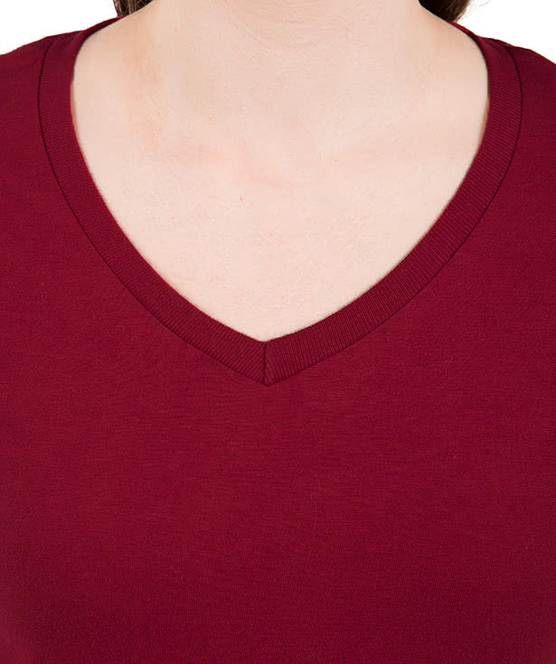 Anvil Women's Jersey V-Neck T-shirt