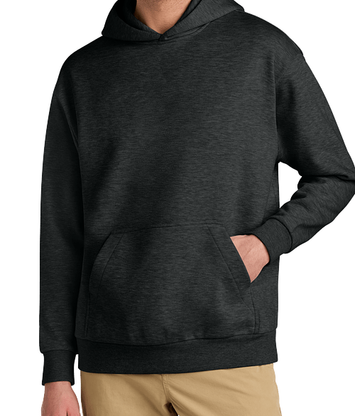 District V.I.T. Heavyweight Fleece Pullover Hoodie in Jet Black Heather