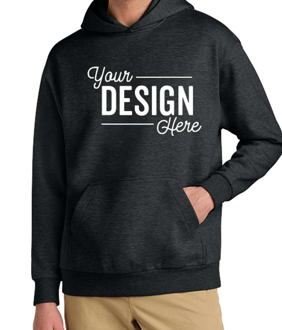 District V.I.T. Heavyweight Fleece Pullover Hoodie in Jet Black Heather