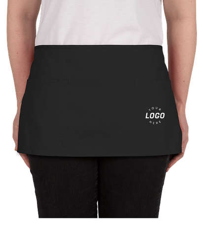 Port Authority Stain Release Waist Apron - Embroidered - Black