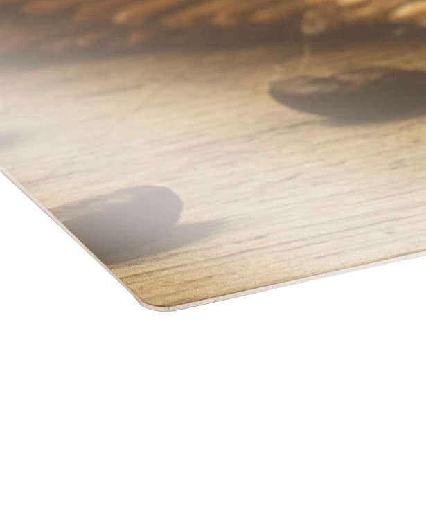 Full Color 5" x 7" Glossy Aluminum Wall Print with Shadow Mount