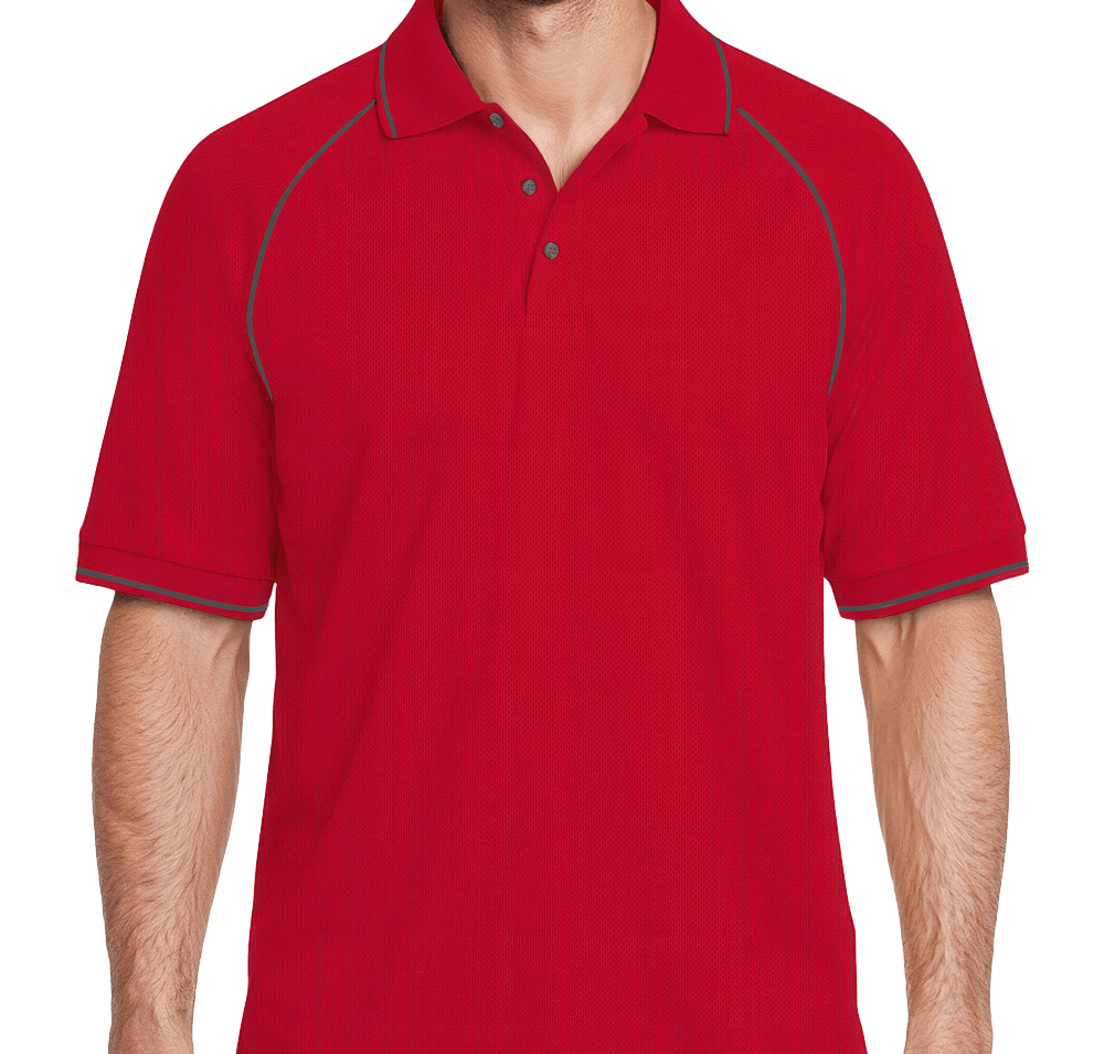 Blue Generation BLU-X-DRI Tipped Performance Polo - Printed-default