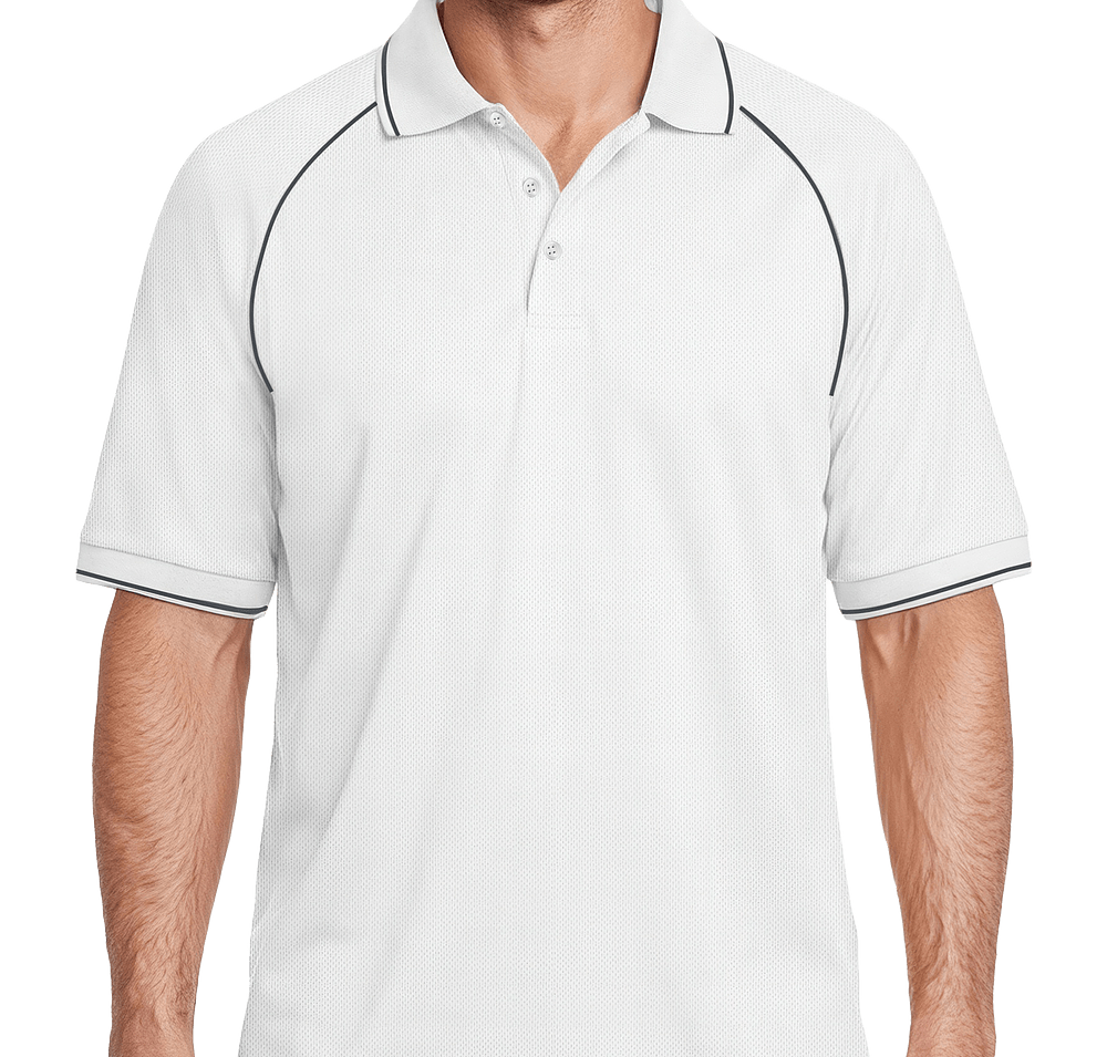 Blue Generation BLU-X-DRI Tipped Performance Polo - Embroidered-default