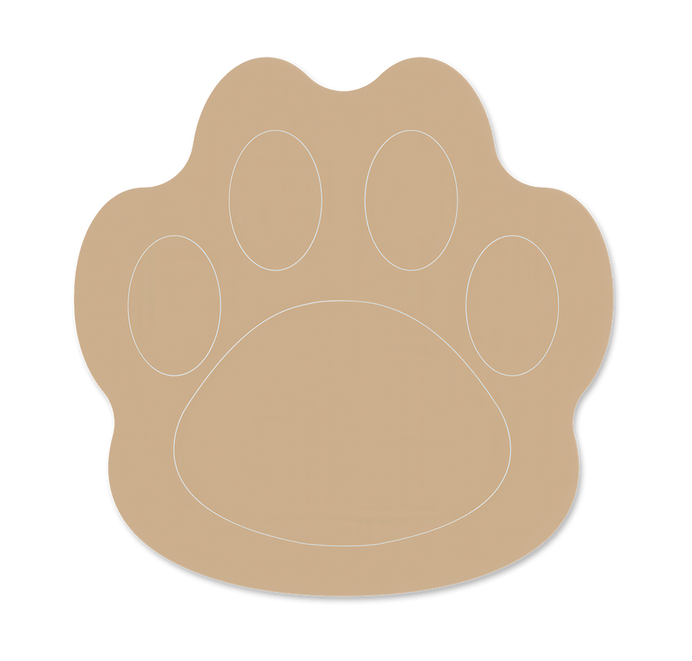 Full Color Paw Print Sticky Note - 3" x 3" -  25 sheets/pad (Case of 500)-default