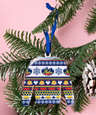 Full Color Single-Sided Stainless Steel Die Cut Ornament