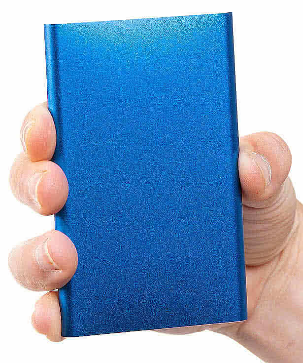 Laser Engraved Pep 4,000 mAh Portable Power Bank