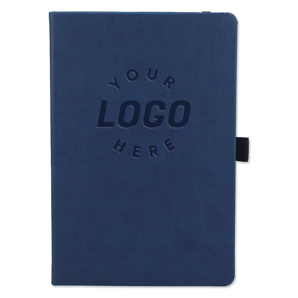 Debossed JournalBooks ® Mano Recycled Hard Cover Notebook