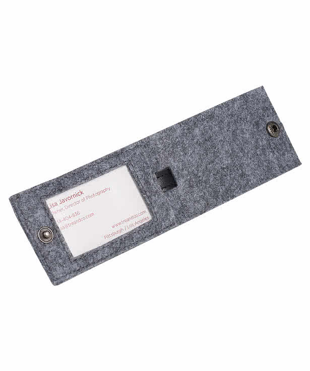 The Goods Recycled Felt Luggage Tag