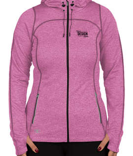 OGIO Endurance Women's Reflective Heather Performance Full Zip - Color: Purple Impact