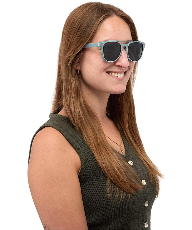 Peyton Recycled Brow Bar Sunglasses