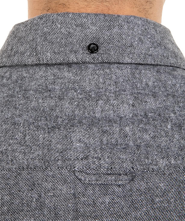 Burnside Solid Flannel Long Sleeve Shirt