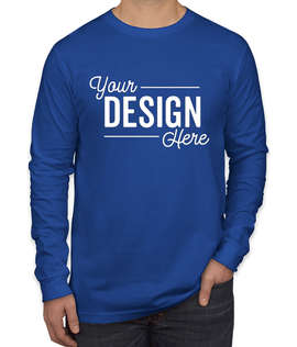 Canada - Bella + Canvas Long Sleeve Jersey T-shirt - Color: True Royal