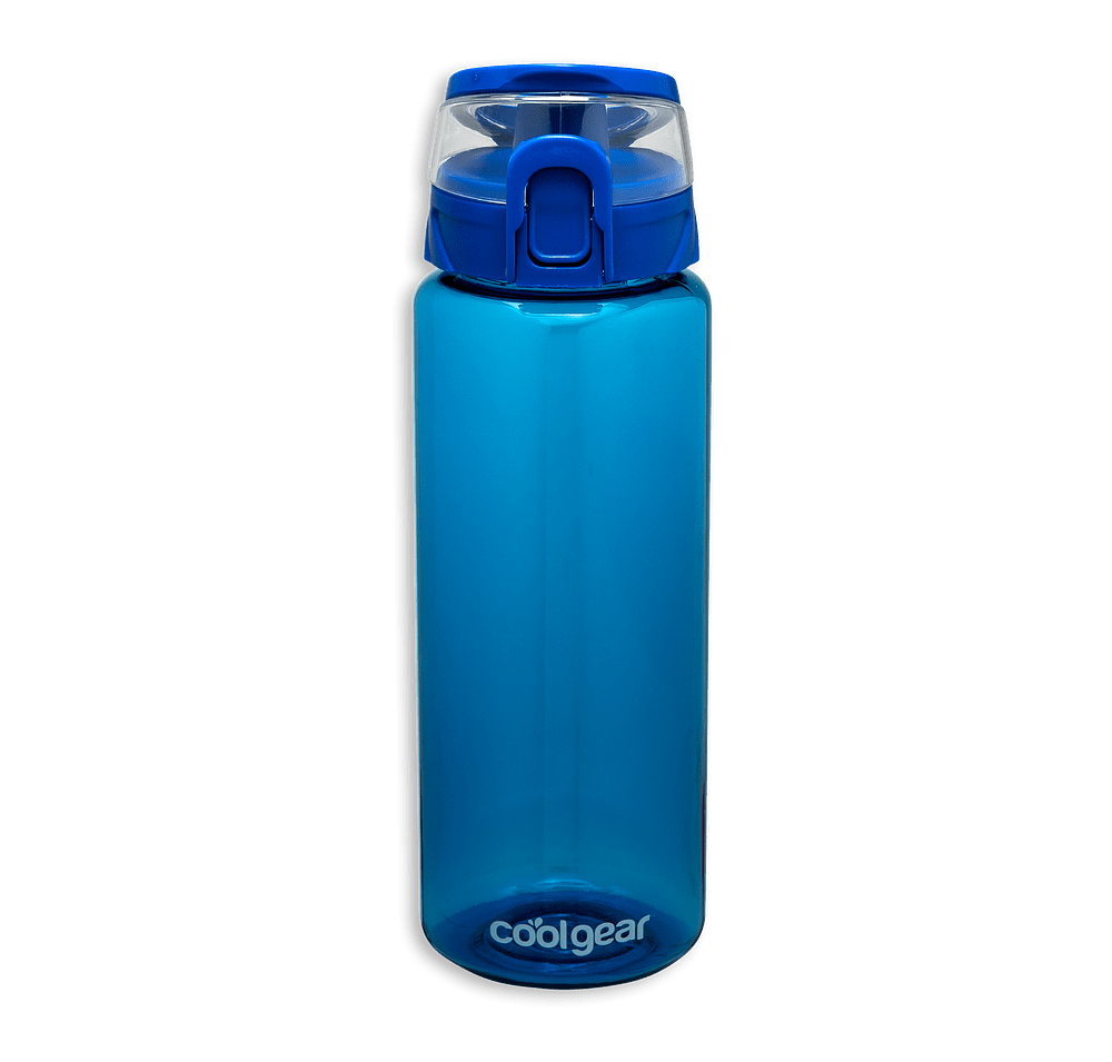32 oz. Cool Gear Cylinder Water Bottle with Halo Lid-default