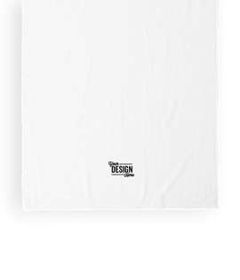 Lightweight Embroidered Beach Towel - Color: White
