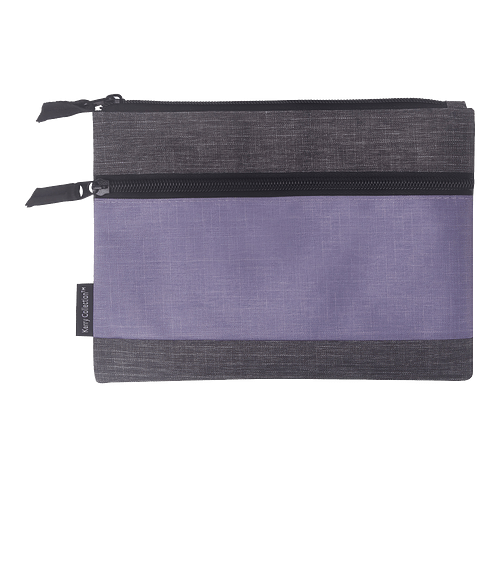 Kerry Zippered Pouch in PURPLE