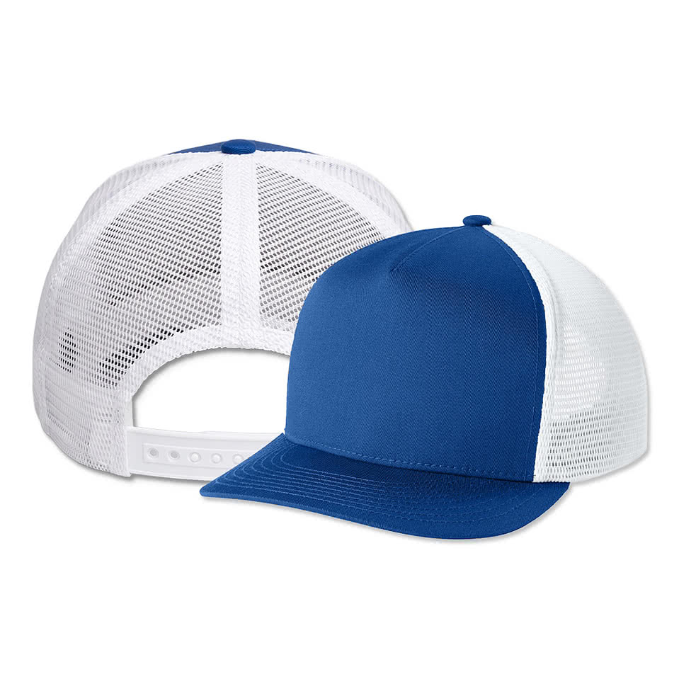 Sport-Tek Stretch-Tek Five Panel Performance Trucker Hat