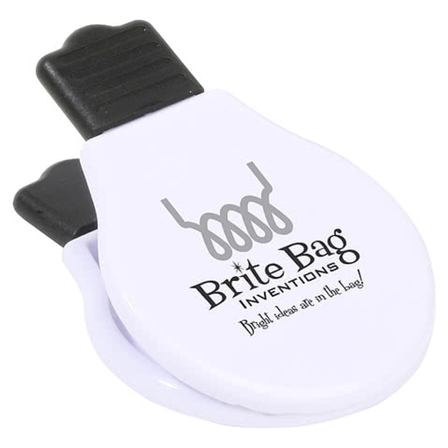 Light Bulb Power Memo Clip in White