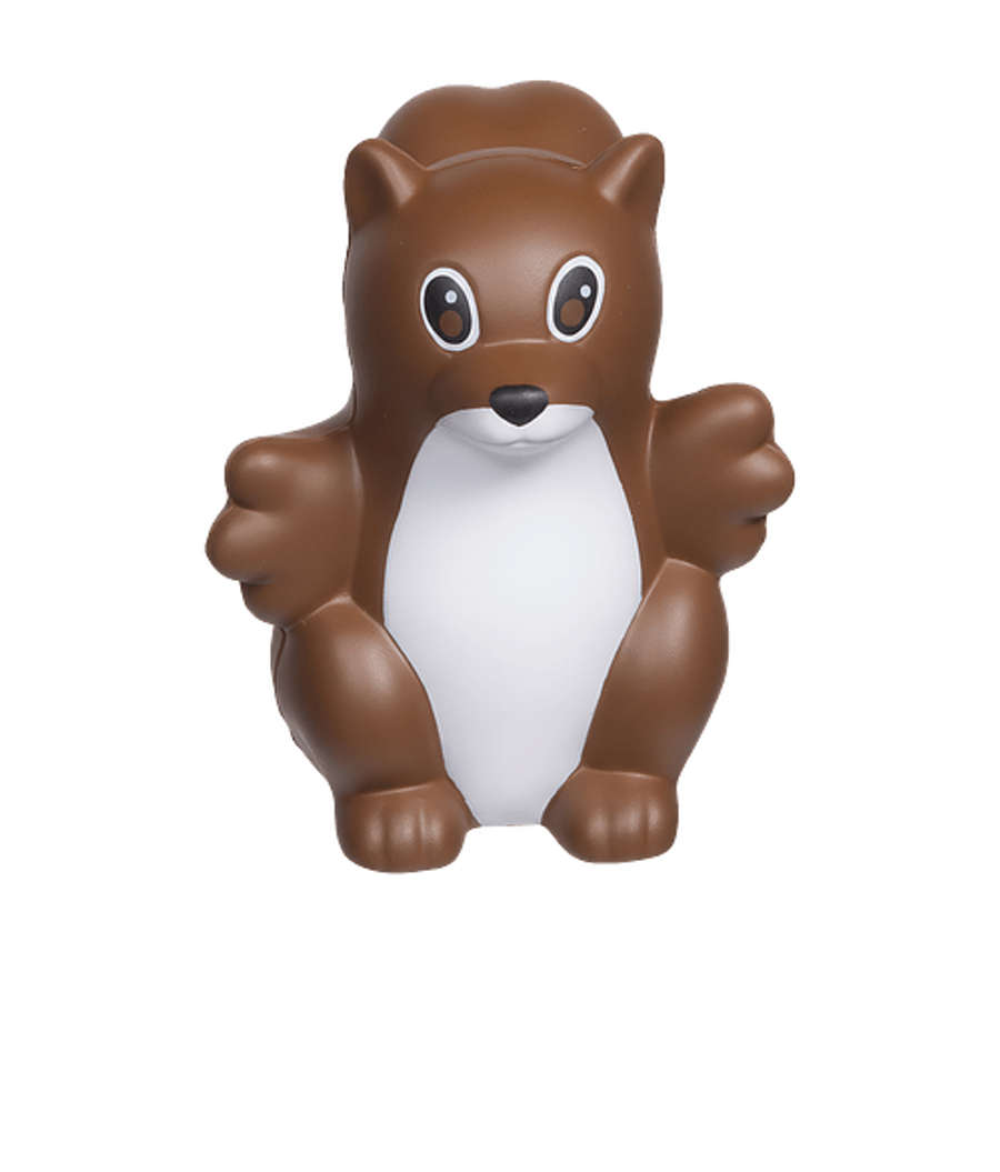Squirrel Stress Reliever in Brown