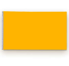 Full Color 3' x 5' Single Sided Nylon Flag - Color: Athletic Gold