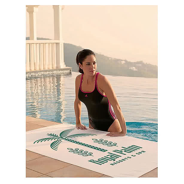 Towel Specialties Superior Weight White Beach Towel