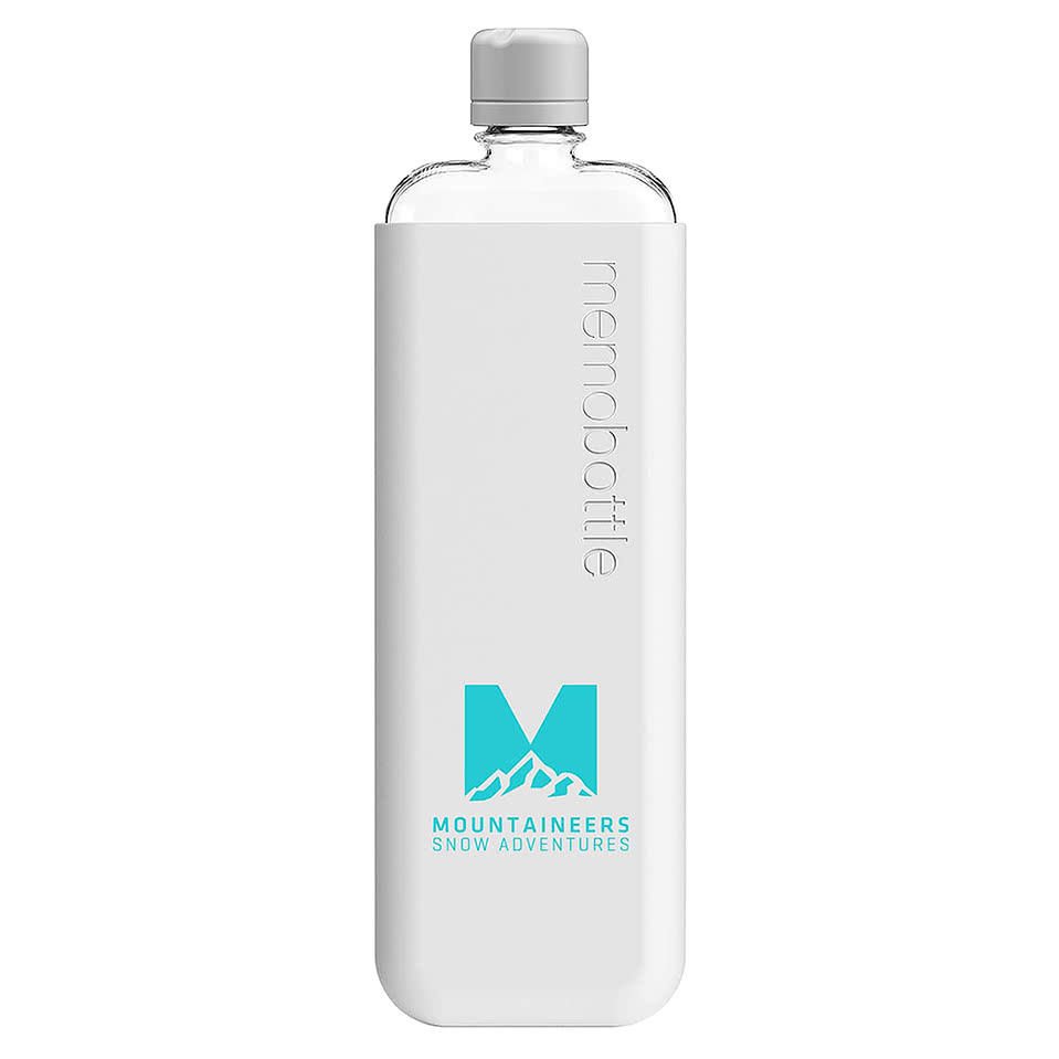 Memobottle 15 oz. Slim Tritan Water Bottle with Silicone Sleeve