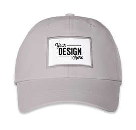 Ahead Jordan Performance Baseball Hat with White Rectangle Patch - Color: Stone