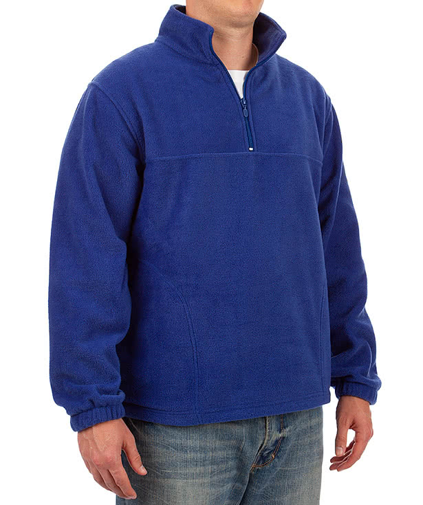 Harriton Quarter Zip Fleece Pullover - Printed