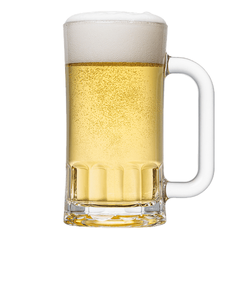 Laser Etched 18 oz. Munich Glass Beer Stein in Clear
