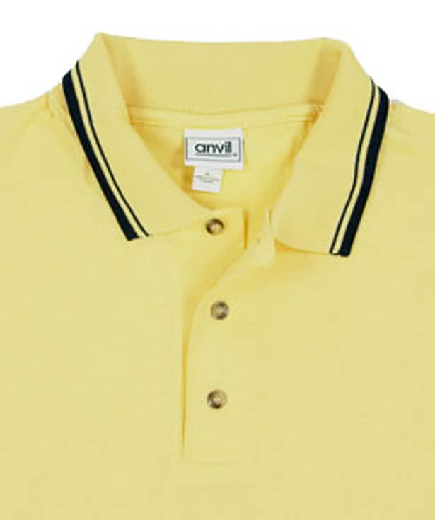 Anvil 50/50 Double Tipped Jersey Polo