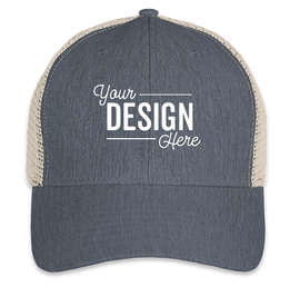 Big Accessories Urban Trucker Hat - Color: Navy / Tan