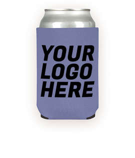 Foldable Neoprene Can Cooler - Color: Periwinkle
