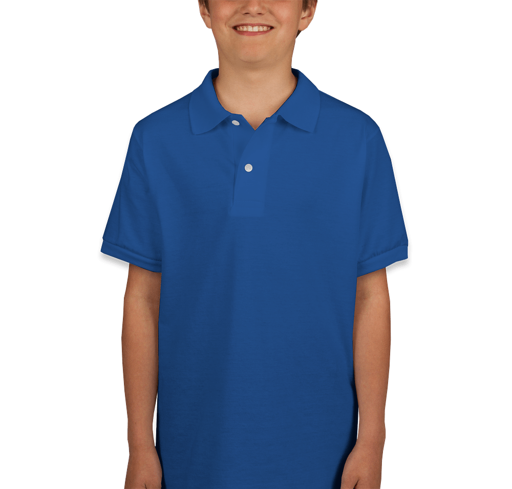 Jerzees Youth Spotshield 50/50 Jersey Polo-default