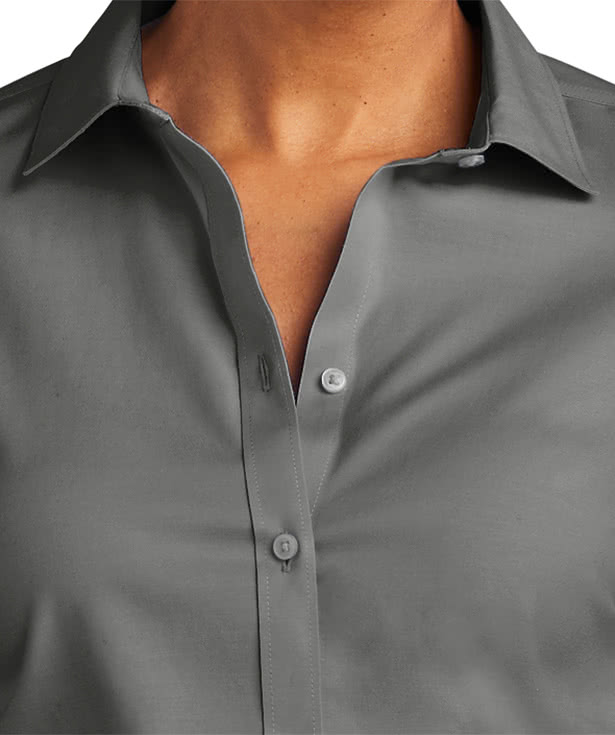 Brooks Brothers Women’s Wrinkle-Free Stretch Pinpoint Dress Shirt