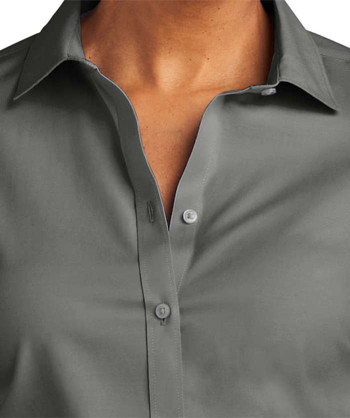 Brooks Brothers Women’s Wrinkle-Free Stretch Pinpoint Dress Shirt
