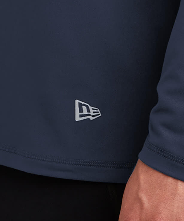 New Era Power Hooded Long Sleeve Performance Shirt