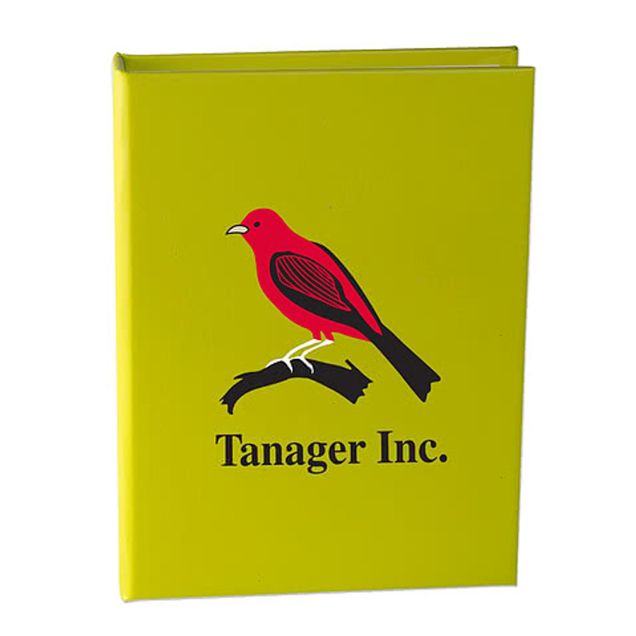 Sticky Book with Sticky Notes and Flags in Blue